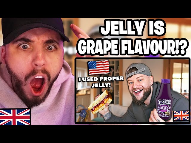 British Guy Shocked Trying an American PB&J sandwich for the FIRST TIME!