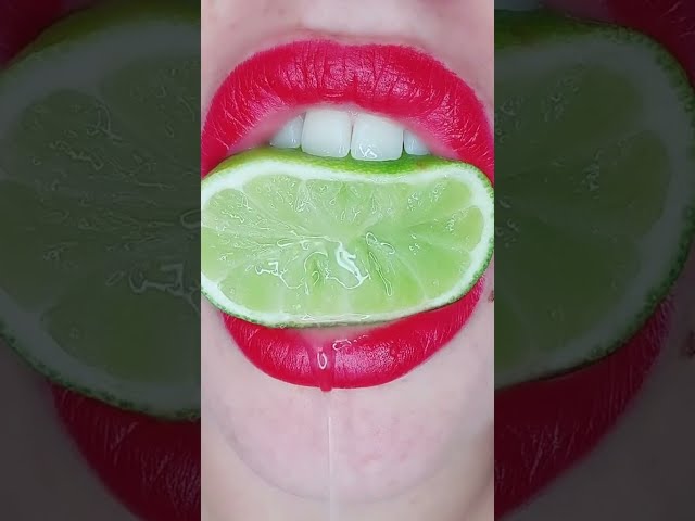 asmr Lime eating sounds