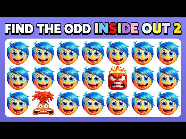 Find the ODD Inside Out 2 | Inside Out 2 Game Edition Quiz 🔥🎬