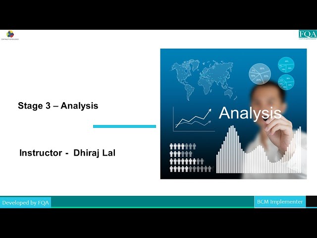 Learn Business Continuity from Dhiraj Lal – Session 3 (Understanding the organization)