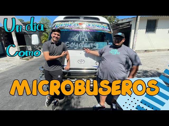 Un día siendo MICROBUSEROS Salvadoreños 🚎 😂