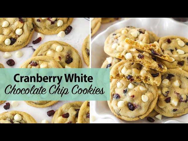 Cranberry White Chocolate Chip Cookies