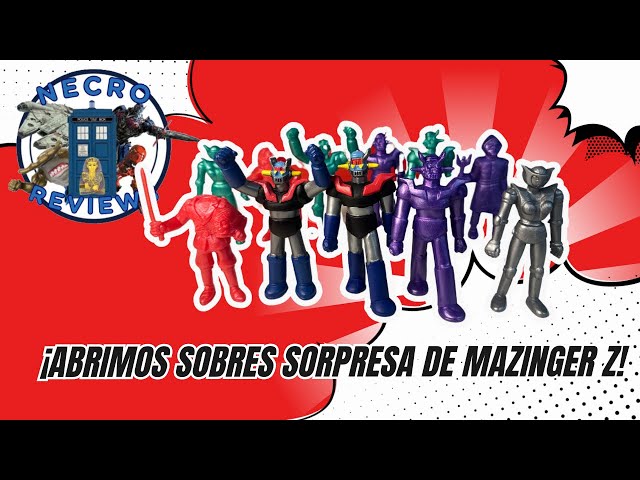 Unboxing sobres sorpresa Mazinger Z Yolanda Comansi