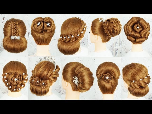 Top 10 Easy Hairstyles With Using Donut - Beautiful Hairstyle With Clutcher