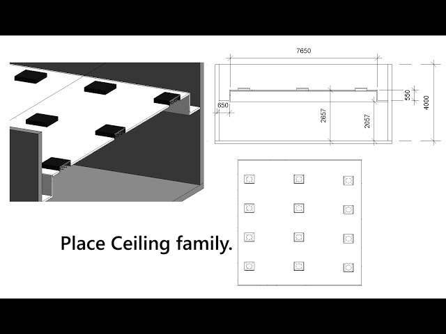 Place Ceiling family -Revit Tutorial