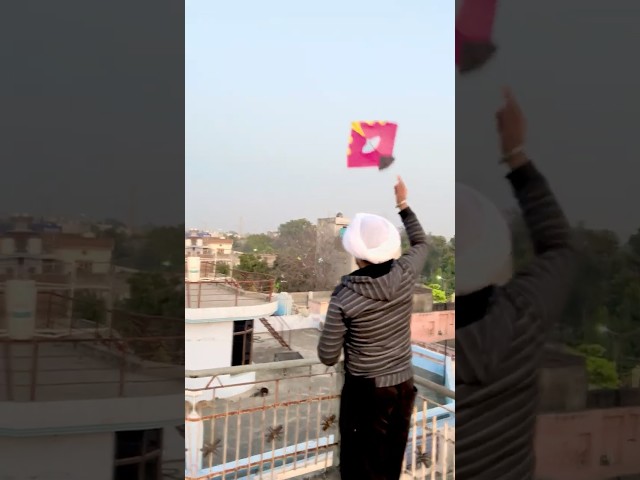 Karla jo karna‼️💪| sidhumooseala| Firozpur kite flying on Basant🤔#patangbazi#ytshort#viralvideo#1m