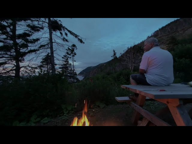 The Cap-Rouge/Mkwesaqtuk Campground  Cape Breton Highlands Park Cabot Trail Nova Scotia VR 180 video