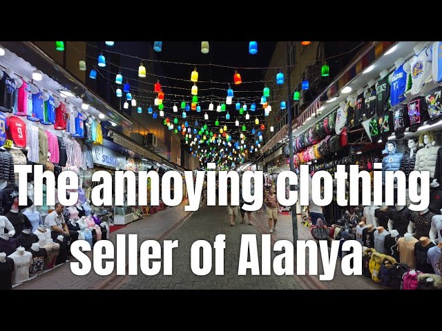 Türkiye Alanya Grand Bazaar walking 09102024 | 4K 60fps HDR real audio