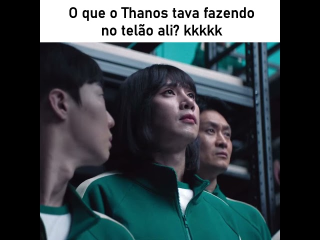 THANOS NÃO É PRA BRINCADEIRA - ROUND 6 #round6netflix#squidgame #netflixseries#round6#edit#shorts