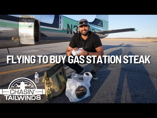 Vintage Skylane flight to buy Gas Station STEAKS! (Chasin’ Tailwinds S1EP2)