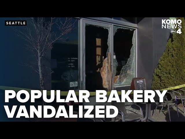 Macrina Bakery in Seattle's SODO neighborhood vandalized