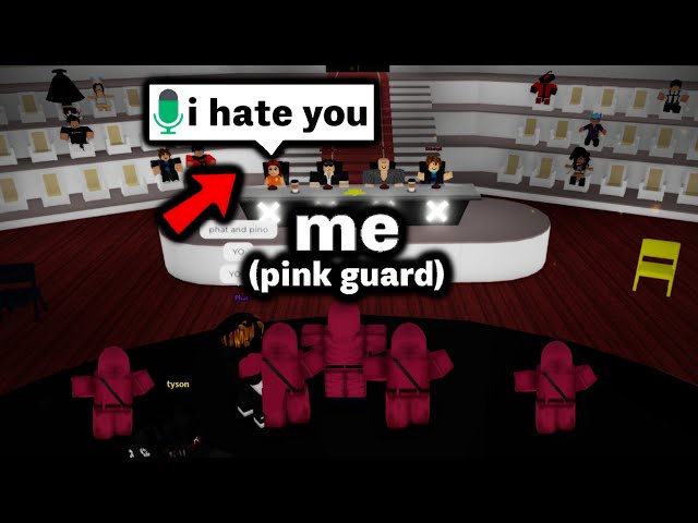 Trolling Judges as A Pink Guard in Roblox Talent Show.. 😈