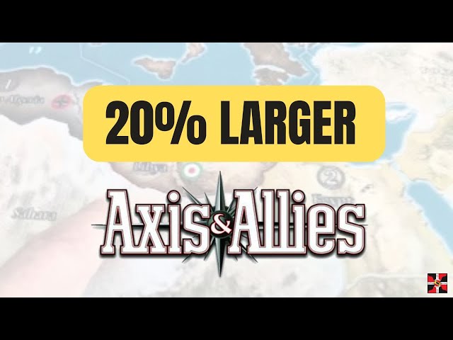 Best Map for Axis & Allies? Review of Anniversary Deluxe Map.