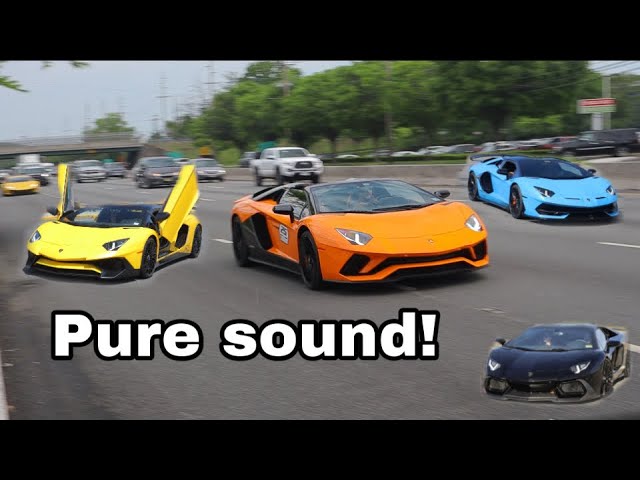 Best of Lamborghini Aventador Sounds - SVJ Gintani, Ultimae, SV, & More!