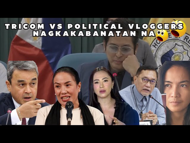 POLITICAL VLOGGERS KESA UMATTEND SA HEARING NAKIPAGBARDAGULAN SA MGA KONGRESISTA | TRICOM ASAR TALO