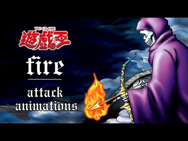 『Yugioh Capsule Monsters Coliseum』All Fire Atk + SPA Animations [HD]