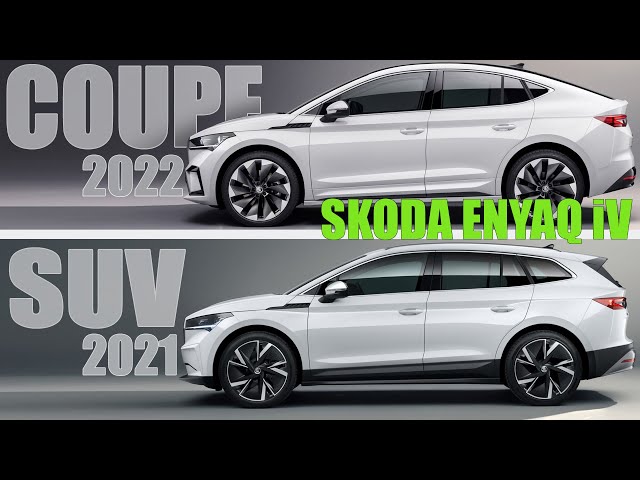 What is the difference? SKODA ENYAQ COUPE vs ENYAQ SUV - Fully electric models.