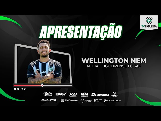 Apresentação do atacante Wellington Nem - 11 de Fevereiro de 2025