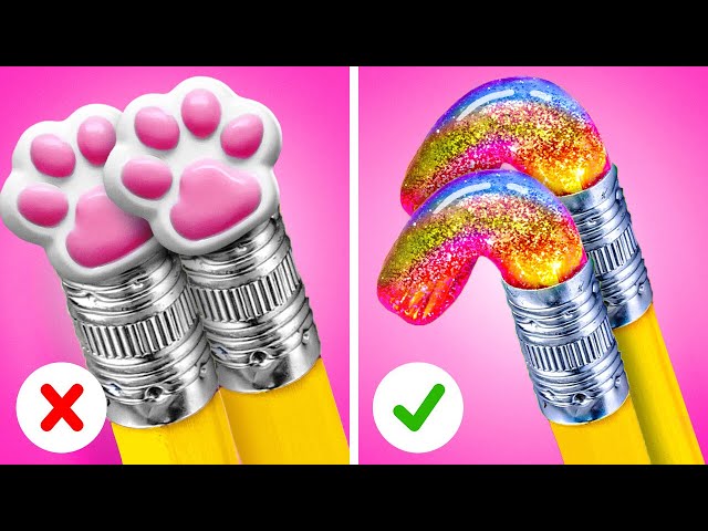 GOOD VS BAD ART HACKS AND GADGETS 😍 Drawing Ideas 💵 School Colour Challenge by YayTime! STAR