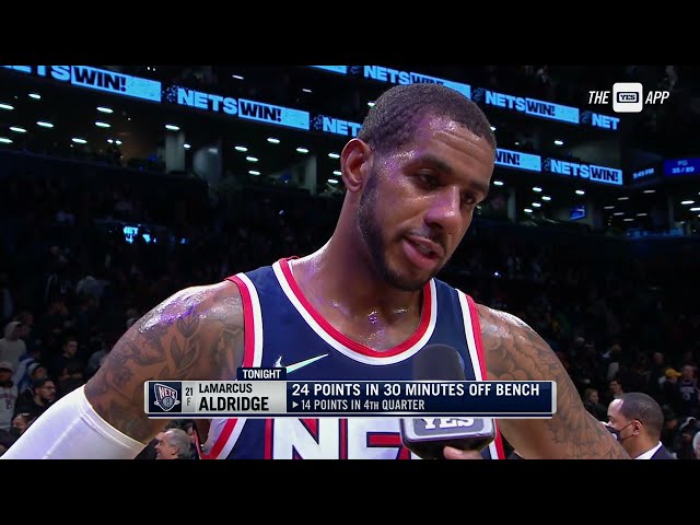 LaMarcus Aldridge one-on-one with Michael Grady