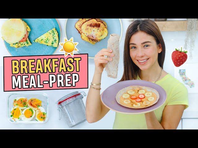 5 Breakfast Meal-prep Ideas for the Week I Healthy & Easy 🥞Yovana