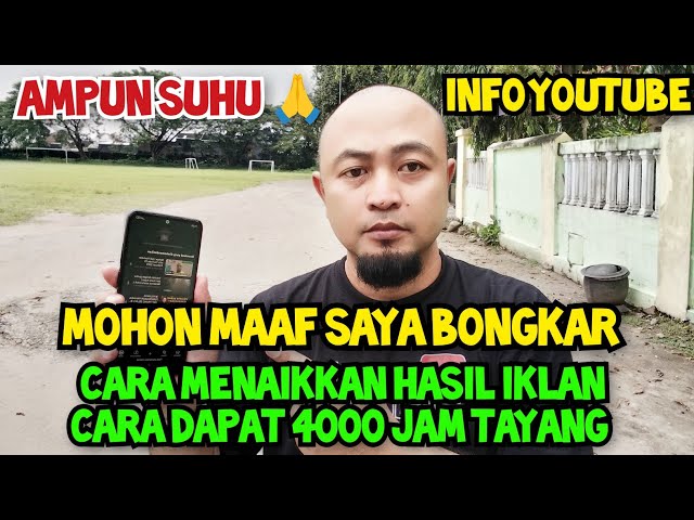 Ayo segera Monetisasi  Cara dapat 4000 jam dan Dollar YouTube