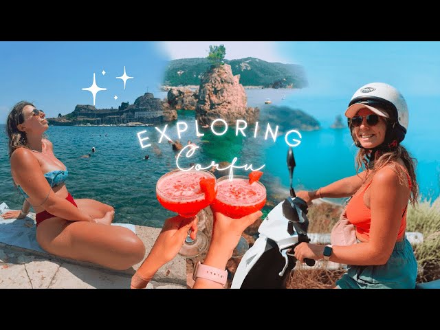 Exploring Corfu, Greece 🇬🇷 Cocktails, Savoury Donuts & A Pink Hostel?!