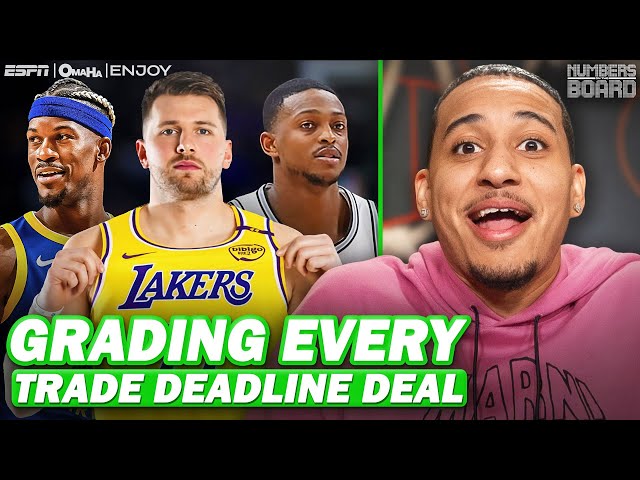 Grading Every Trade Deadline Deal | Numbers On The Board