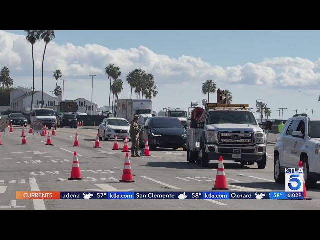 Pacific Coast Highway closes again ahead of incoming storm