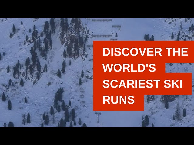 Discover the world's scariest ski runs, the steepest ski slopes in the world