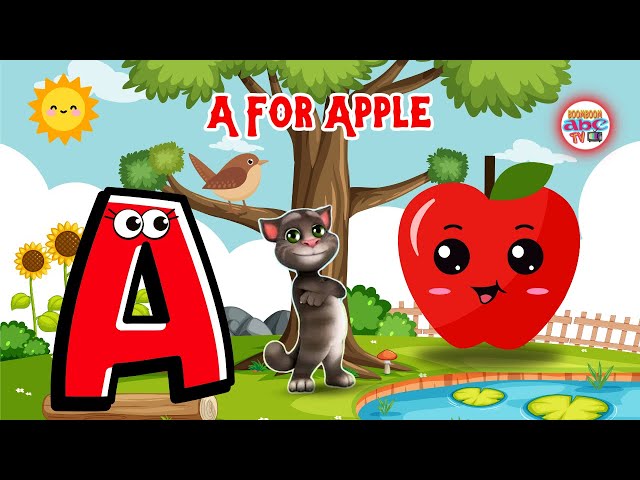 ABCD Rhymes For Babies in English | Best ABC Alphabet Song (a is for apple) | Boom Boom ABC TV