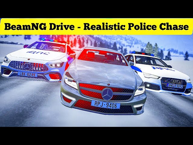 BeamNG Drive - Realistic Police Chase