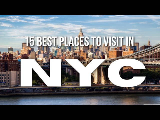 15 Best Places to Visit in New York | 4K Travel Video 2025