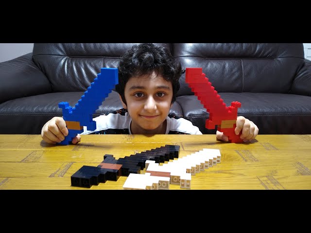 Building a Nice Lego Minecraft Sword