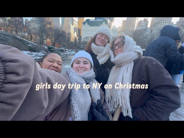 girls day trip to NY on Christmas eve eve