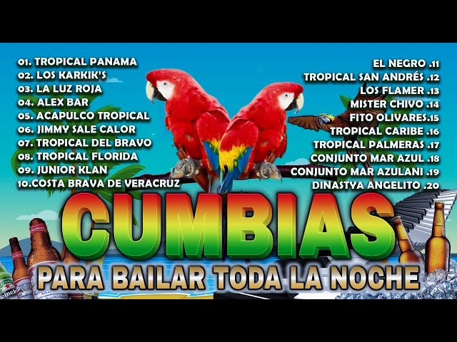 CUMBIAS TROPICAL💃MIX DE CUMBIAS PARA BAILAR🌵 🍹TROPICAL FLORIDA,COSTA BRAVA,LOS KARKIS,EL NEGRO