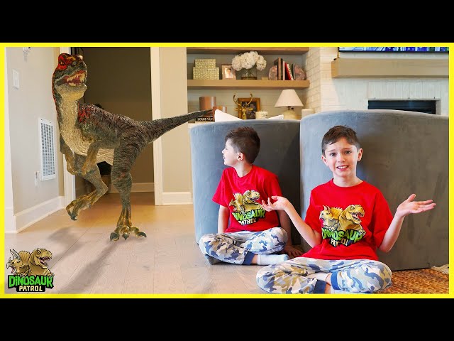 Giant Dinosaurs Take Over Our House | Dinosaurs for Kids