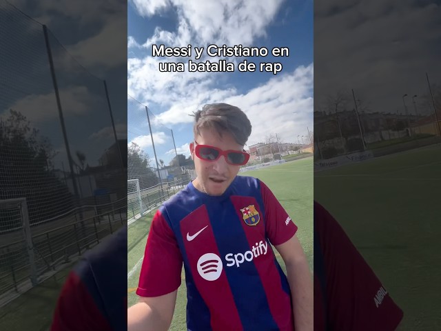 Messi y Cristiano en una batalla de rap🎶