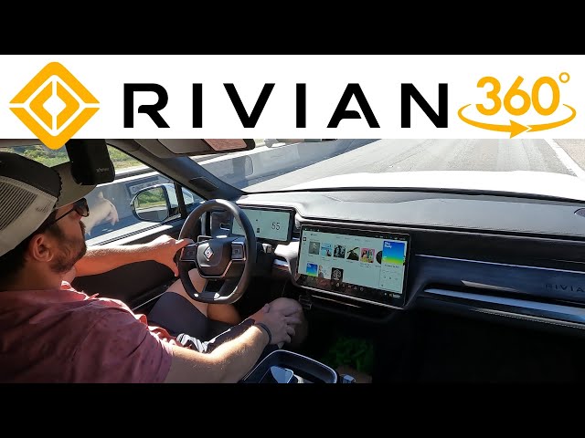 Driving Rivian R1T in 360/VR Through San Diego