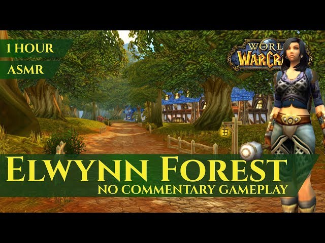 Elwynn Forest - Alliance Gameplay, No Commentary, ASMR (1 hour, 4K, World of Warcraft Vanilla)