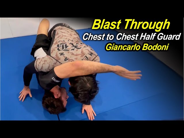 How to Recover from Chest to Chest Half Guard in Jiu Jitsu with Giancarlo Bodoni