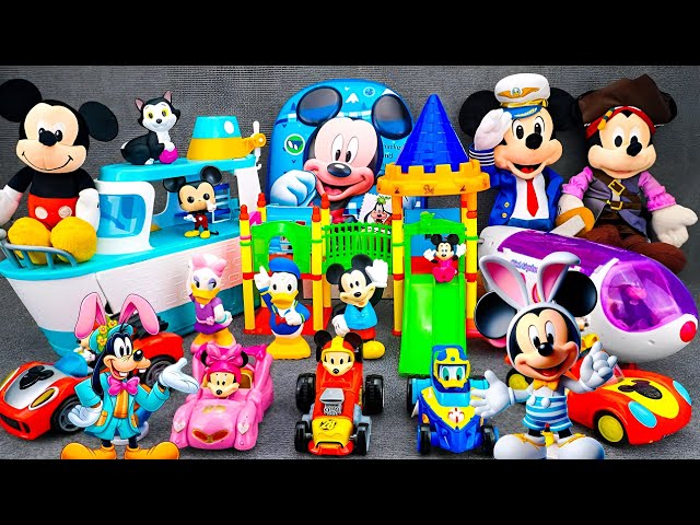 10 Min Satisfying With unboxing Disney junior Mickey mouse Airplane castle Toy set ASMR| Toys Review