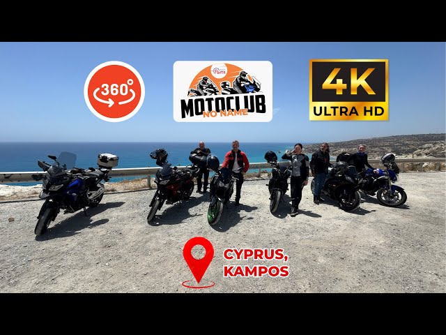 Cross Kampos, Cyprus in 360, 4K format on motorbike!