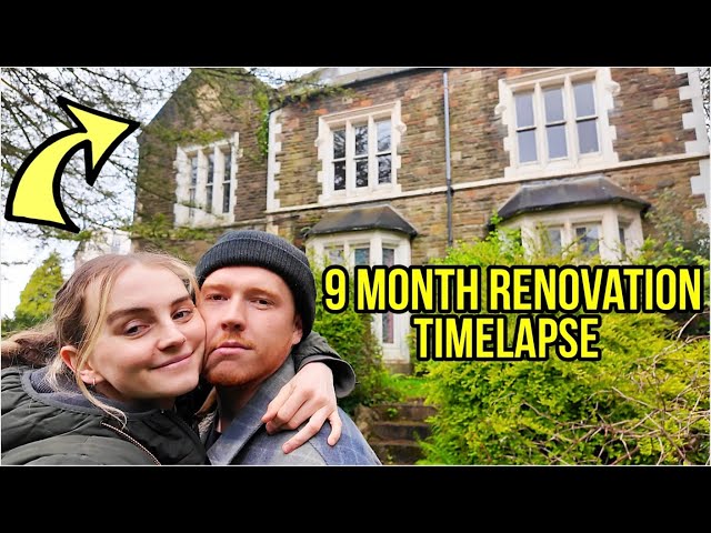 We Bought a Derelict Victorian Villa 🏚️ 9 months of renovations in 40 mins TIMELAPSE