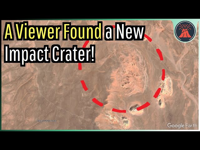 A New Impact Crater was Discovered by One of my Viewers; 2.2 Miles Wide