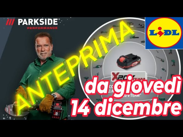 LIDL PARKSIDE PERFORMANCE DAL 14 DICEMBRE 2023 ANTEPRIMA #volantinolidl #parksideperformance