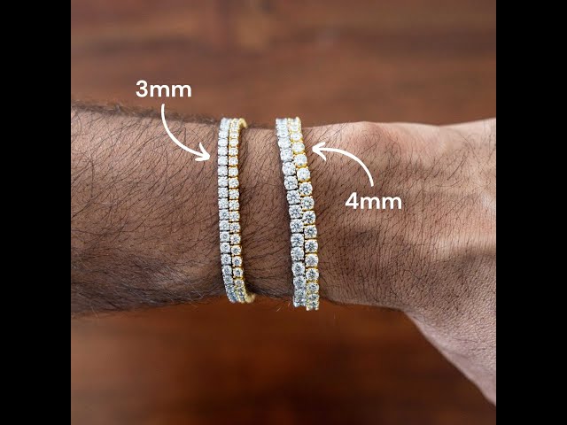 How to open and close a tennis bracelet