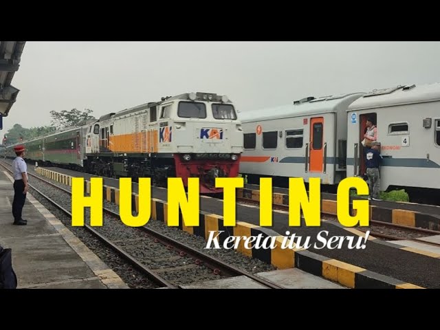 Gak bikin bosen hunting kereta di Stasiun ini | Video Kereta Api