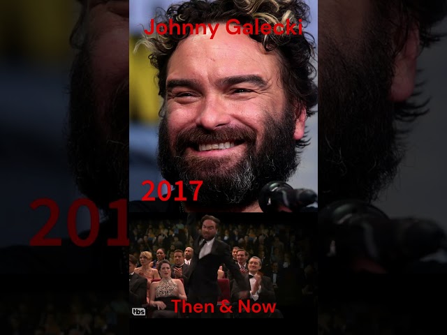 Johnny Galecki then and now #johnnygalecki #thebigbangtheory  #roseanne