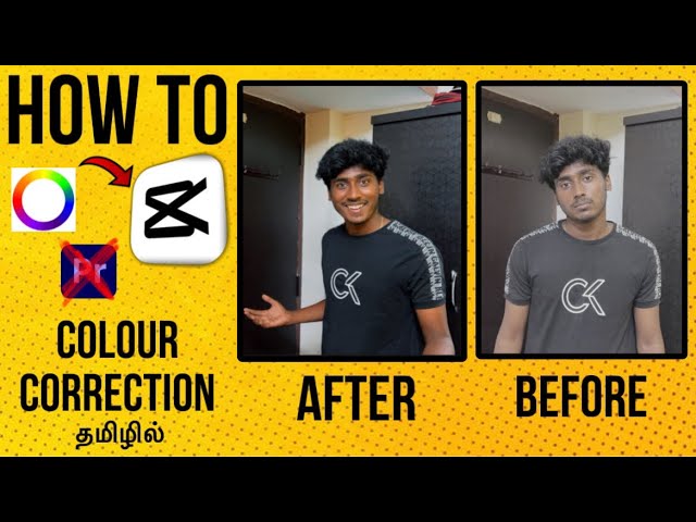 Capcut Colour Correction Tutorial in Tamil🔥